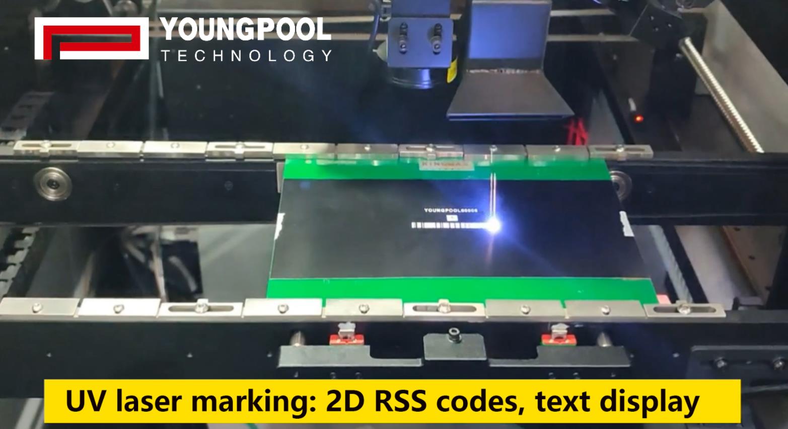 A brand of mobile phone manufactures to buy 10 sets of Youngpool Technology Laser Marking Machine