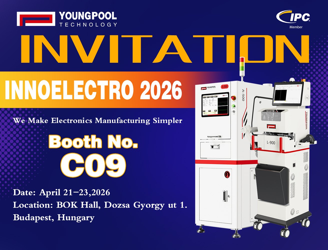 Youngpool Technology to Exhibit at INNOELECTRO 2026 | Showcasing a Comprehensive Portfolio of Intelligent SMT Solutions
